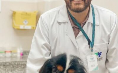 Oi, eu sou o Dudu! Semana passada fui ao Pet Care Ibirapuera porque estava com diarreia.
